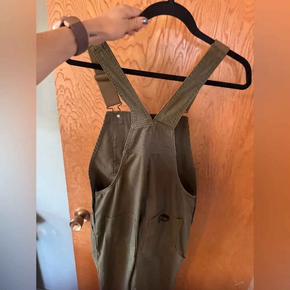 REI Co-Op Trailsmith Workwear Olive Green Overalls - Picture 7 of 11